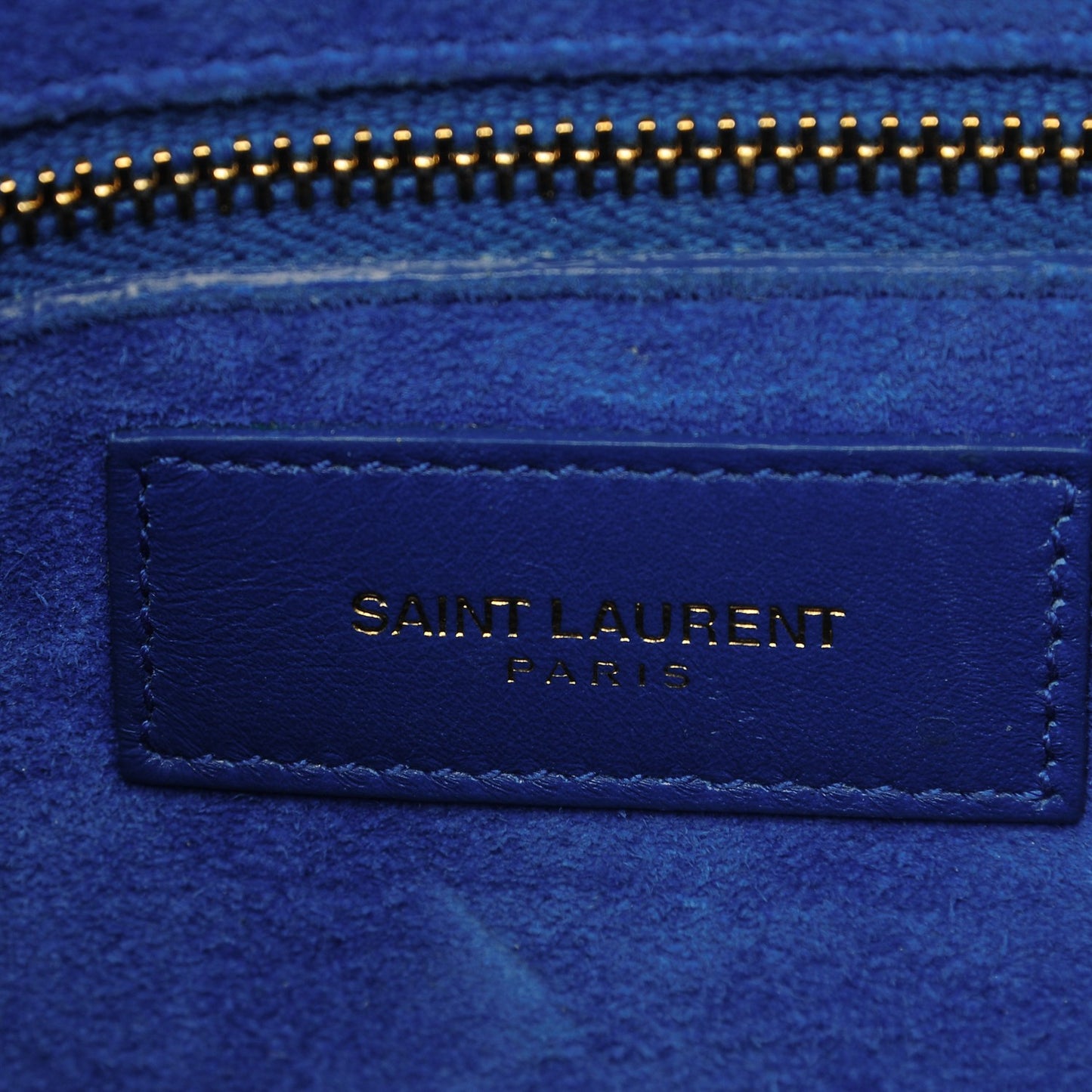 Calfskin Large Sac De Jour Blue