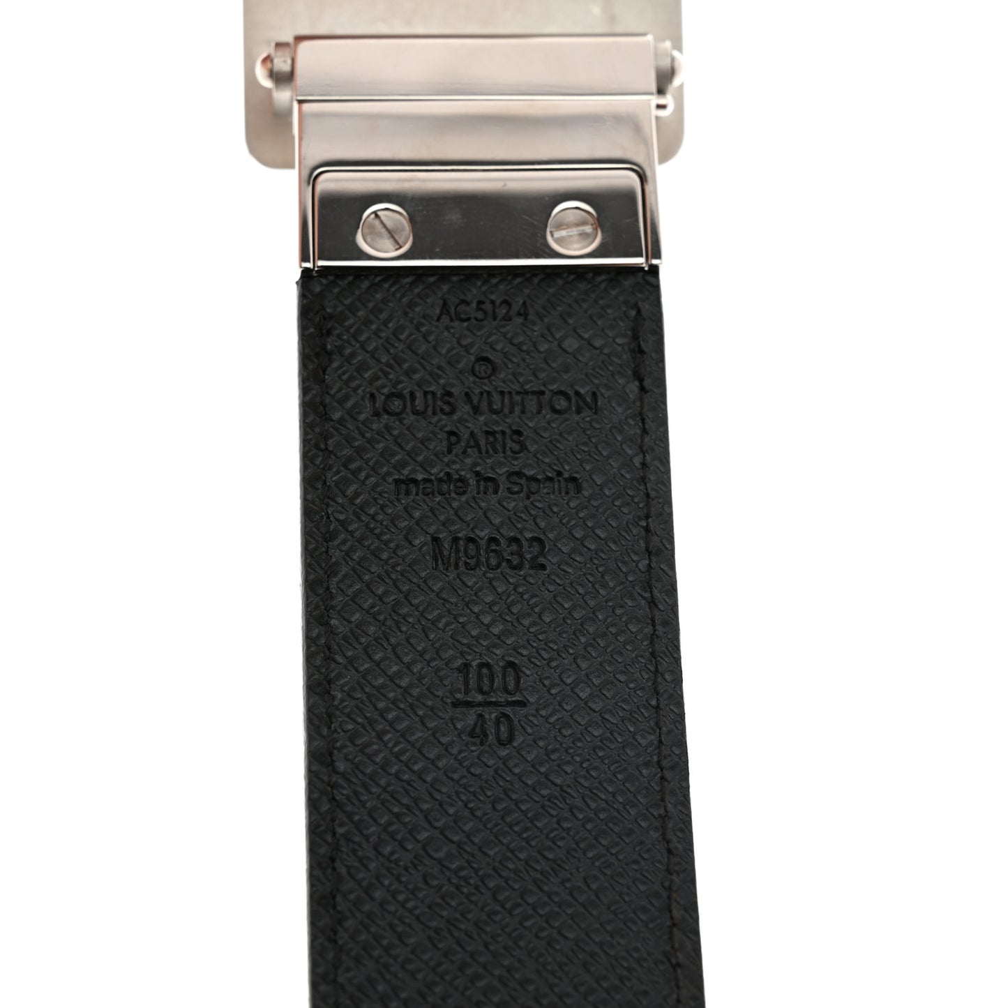 Damier Graphite 35mm LV Inventeur Reversible Belt  100 40