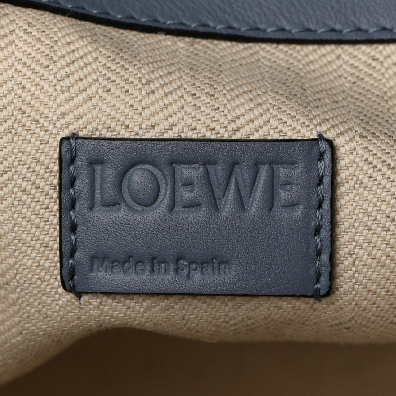 Loewe Calfskin Flamenco Knot XL Tote Bag Atlantic Blue 6 of 10