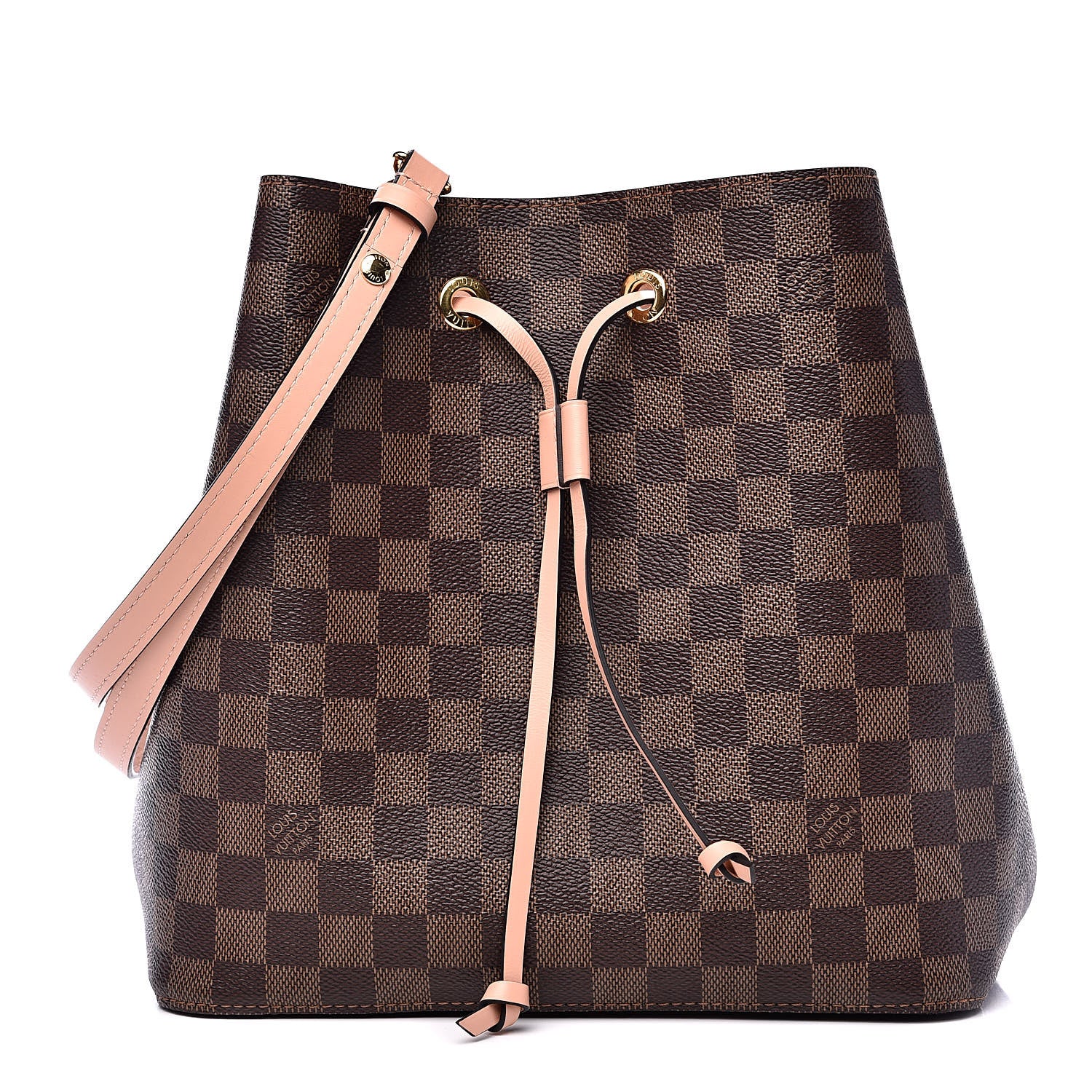 Louis Vuitton Damier Ebene Neonoe MM Venus Pink 1 of 8