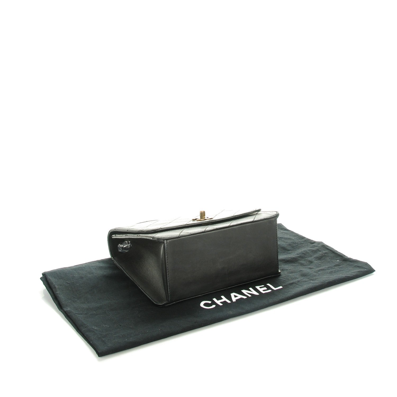 Chanel Lambskin Quilted Medium Kelly Flap Black 4 of 10