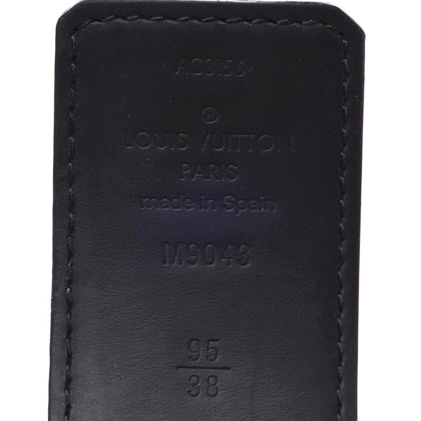 Monogram Eclipse Taigarama 40mm LV Initiales Reversible Belt 95 38 Black