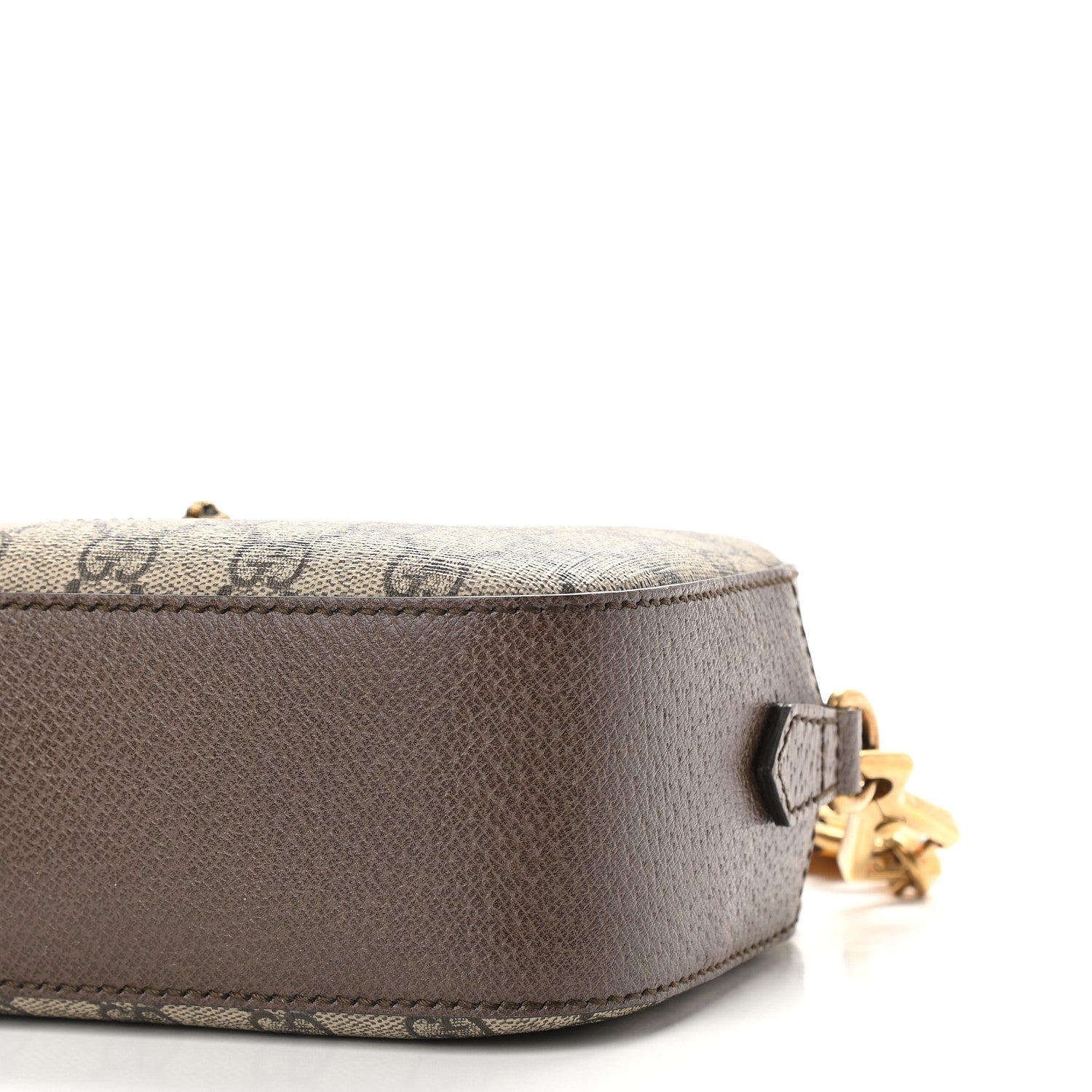 Gucci GG Supreme Monogram Web Neo Vintage Shoulder Bag Beige New Acero Crop 9 of 9