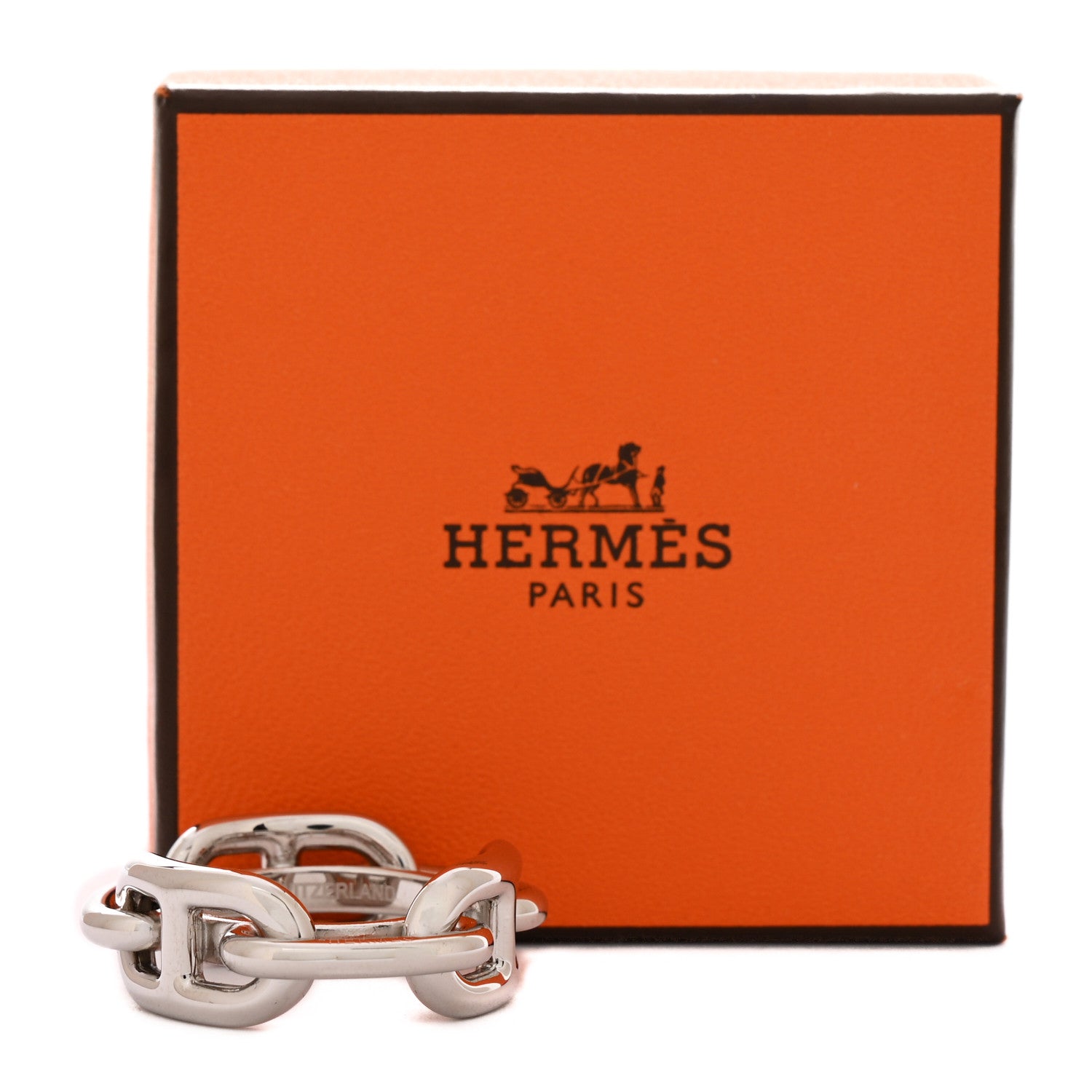 Hermes Palladium Regate Scarf Ring 5 of 5