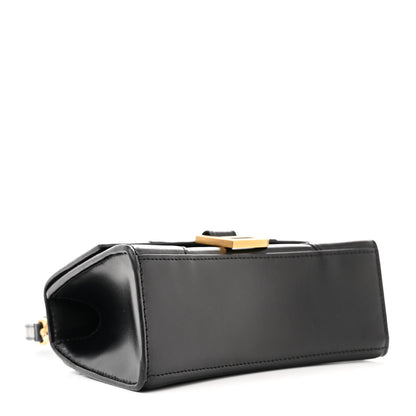 Balenciaga Shiny Box Calfskin Hourglass Top Handle Bag XS Black 4 of 15