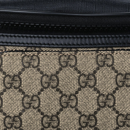 Gucci GG Supreme Monogram Belt Bag Black 8 of 10
