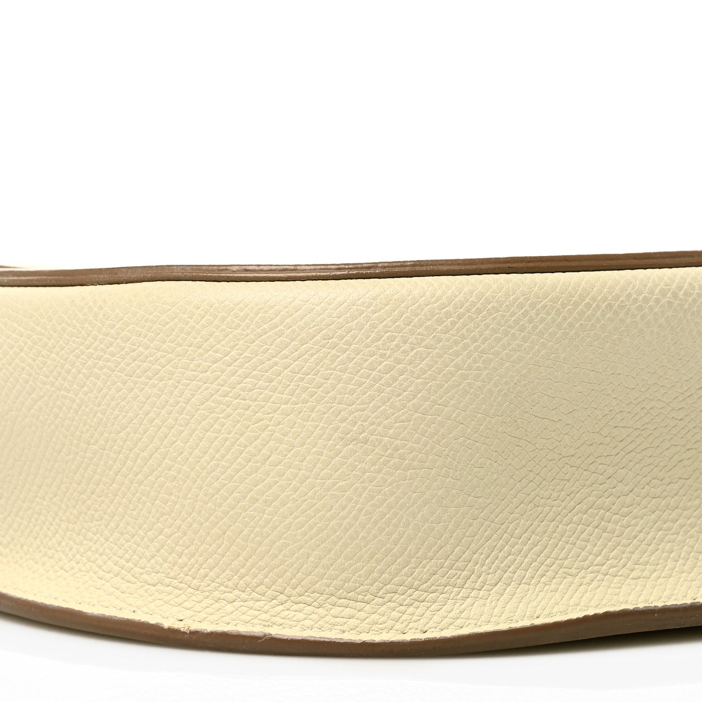 Grained Calfskin Compact Trotteur White