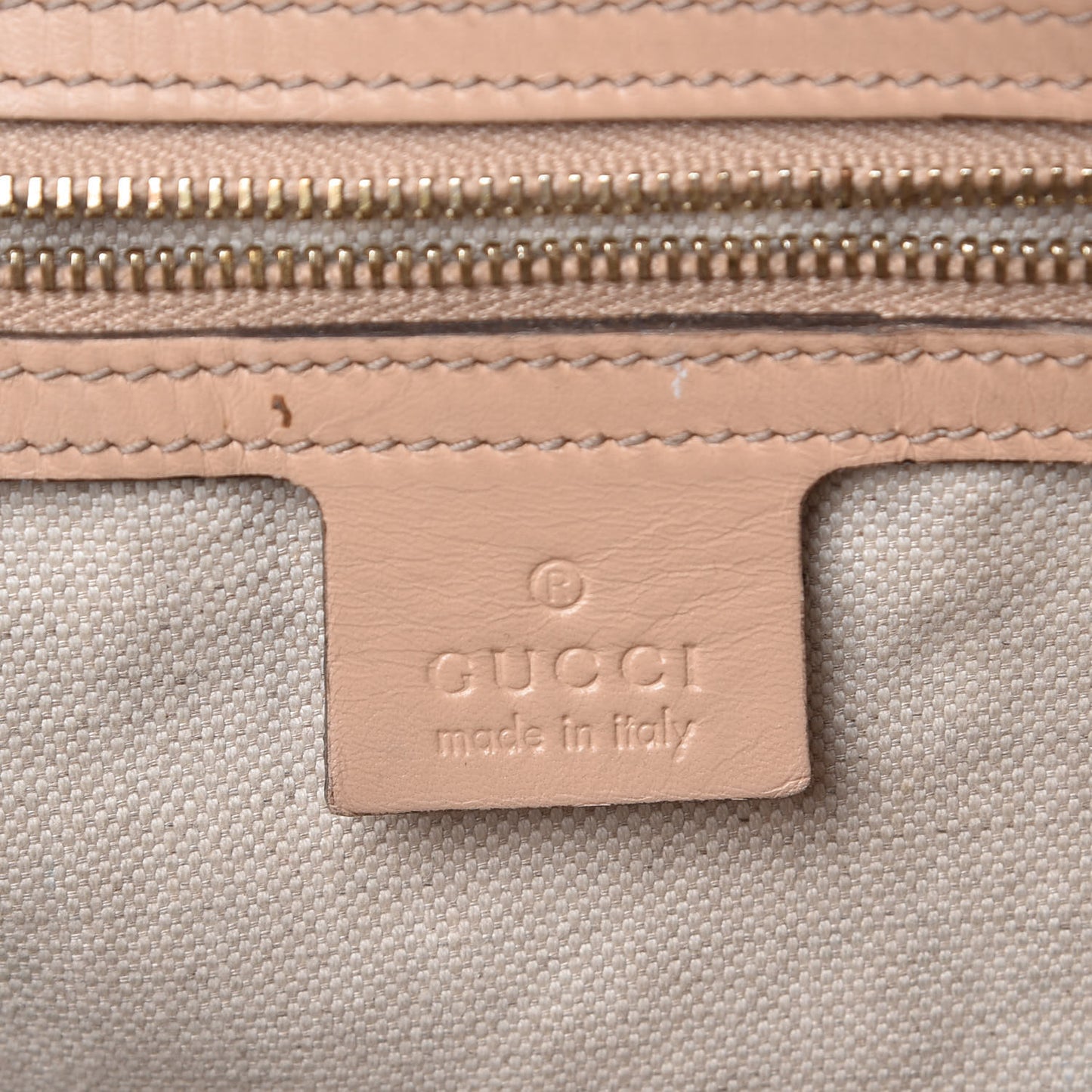 Monogram Vintage Web Medium Top Handle Bag Beige