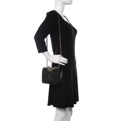 Chanel Lambskin Quilted Studded CC Flap Black 2 of 10