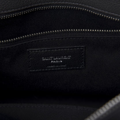 Saint Laurent Grained Calfskin Baby Supple Sac De Jour Asphalt 9 of 11