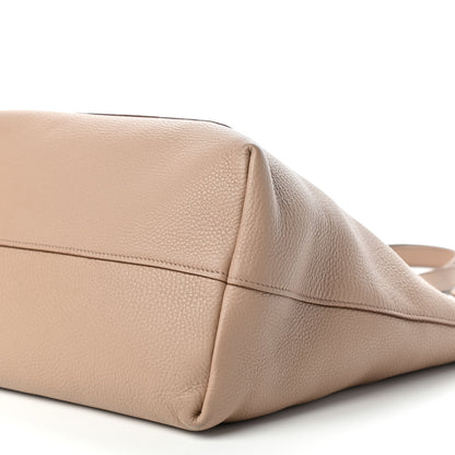Prada Vitello Daino Pocket Shopping Tote Cammeo 9 of 9