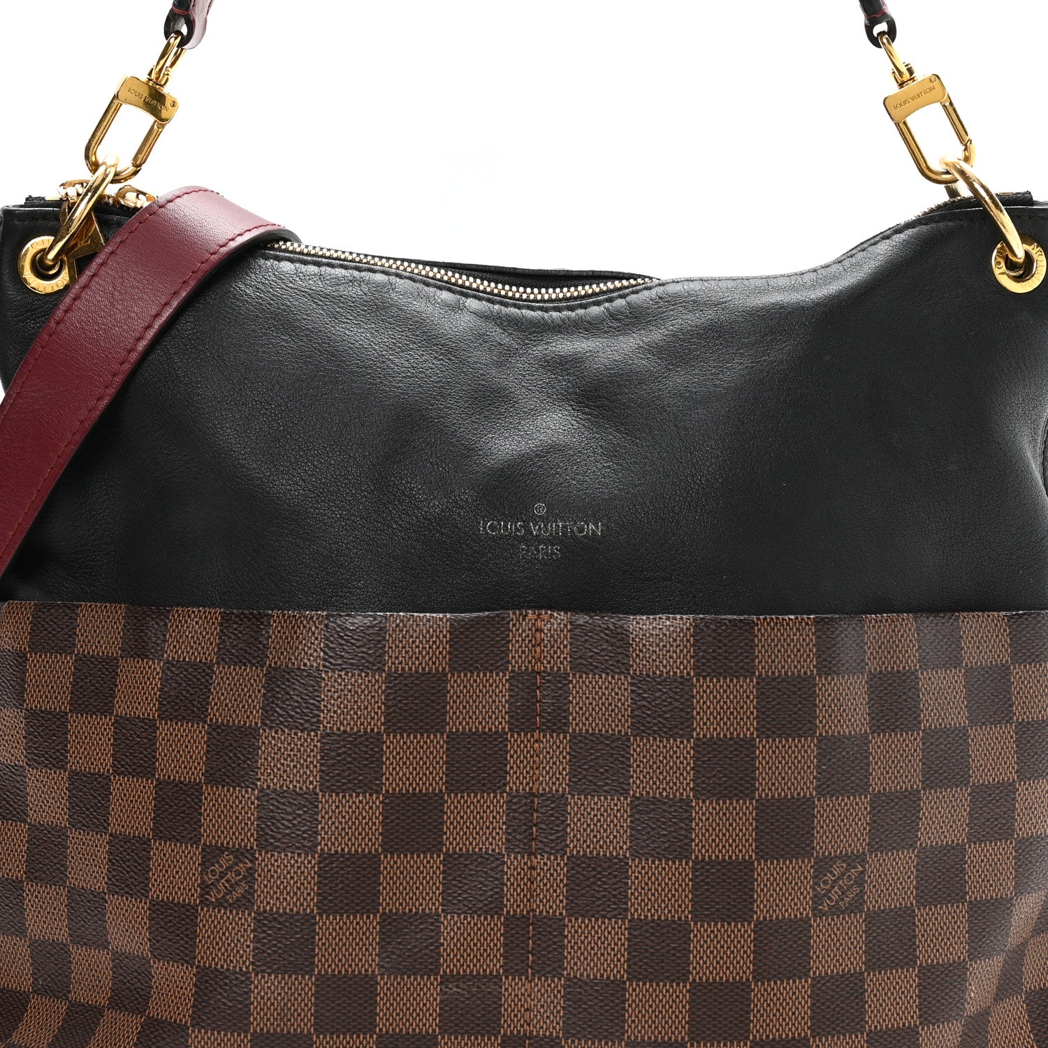Louis Vuitton Damier Ebene Calfskin Maida Black 8 of 11