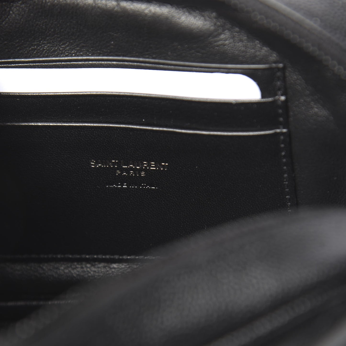 Grain De Poudre Matelasse Monogram Mini Lou Camera Bag Black