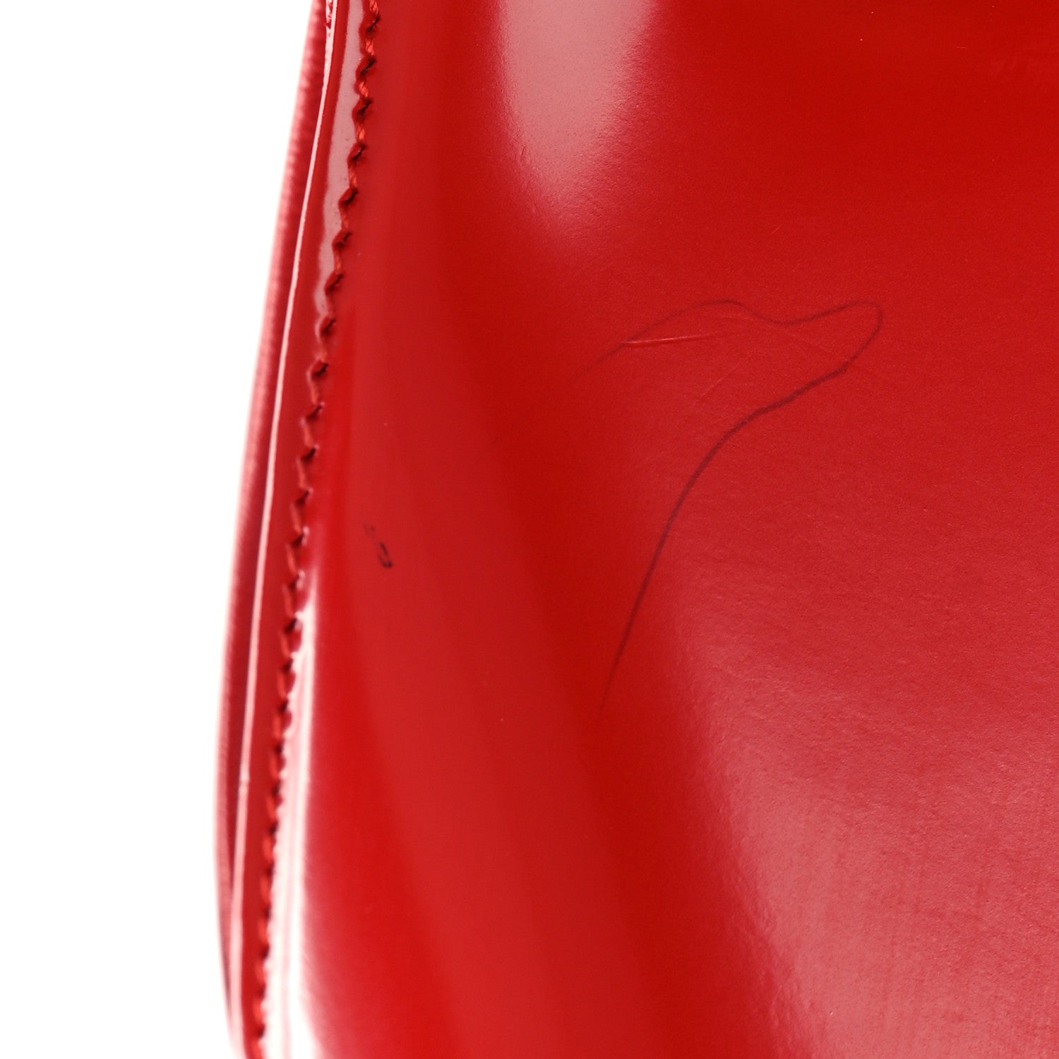 Salvatore Ferragamo Brushed Calfskin Wanda East West Top Handle Bag Flame Red 10 of 12