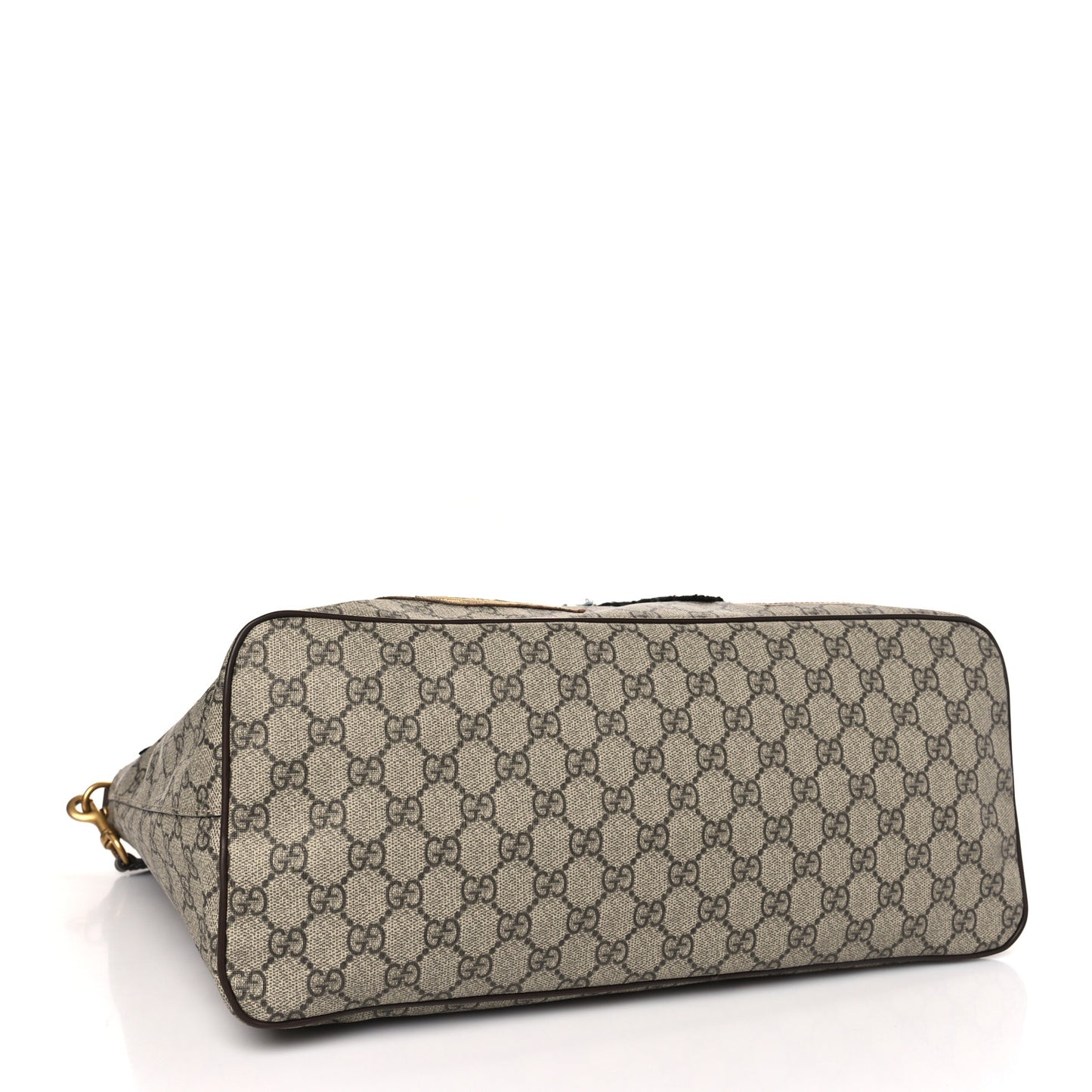 Soft GG Supreme Monogram Courrier Medium Crossbody Tote Beige New Acero