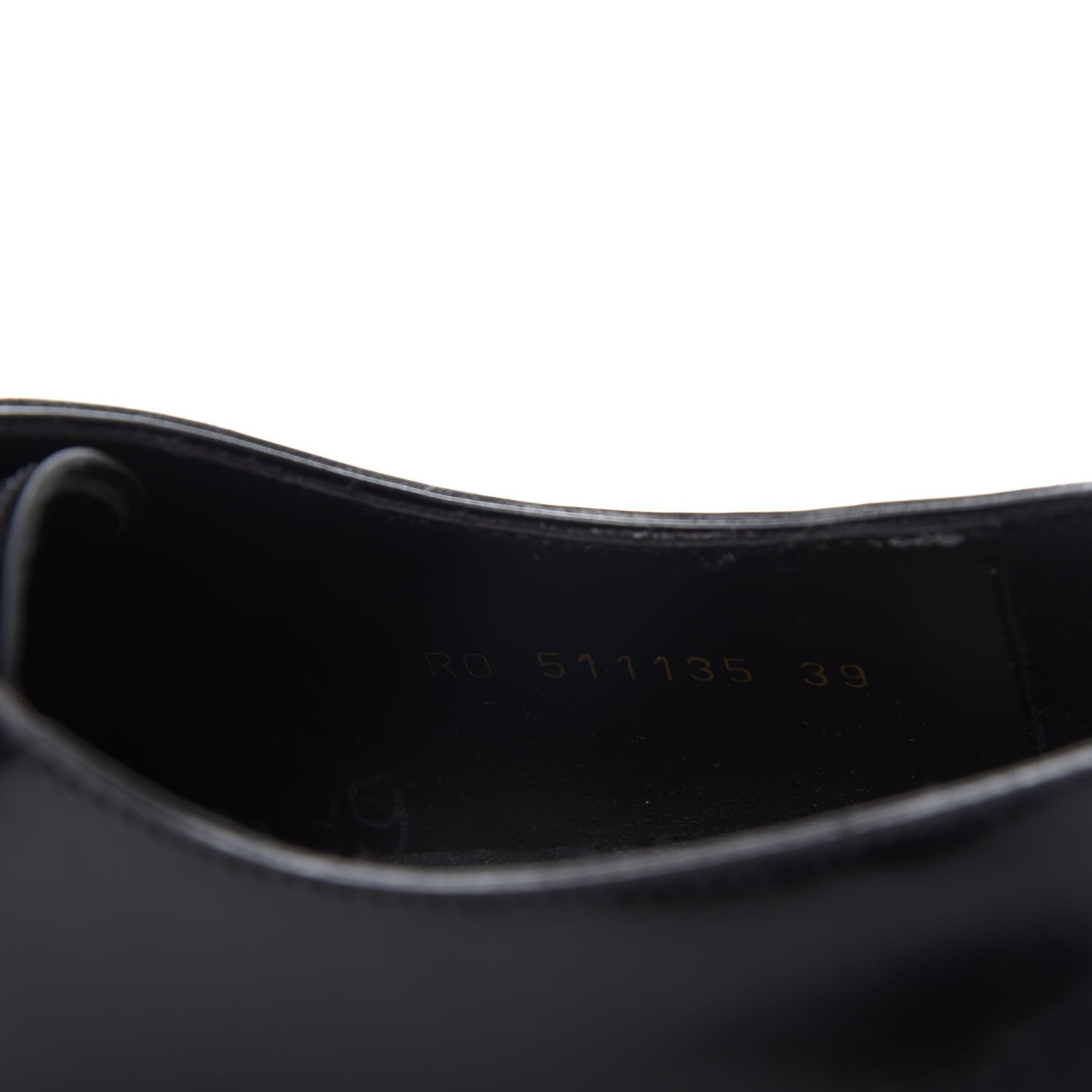 Saint Laurent Patent Calfskin Montaigne 25 Uniform 39 Black 10 of 10