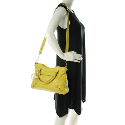 Balenciaga Agneau Giant 12 Silver Hardware Town Jaune Poussin 2 of 7
