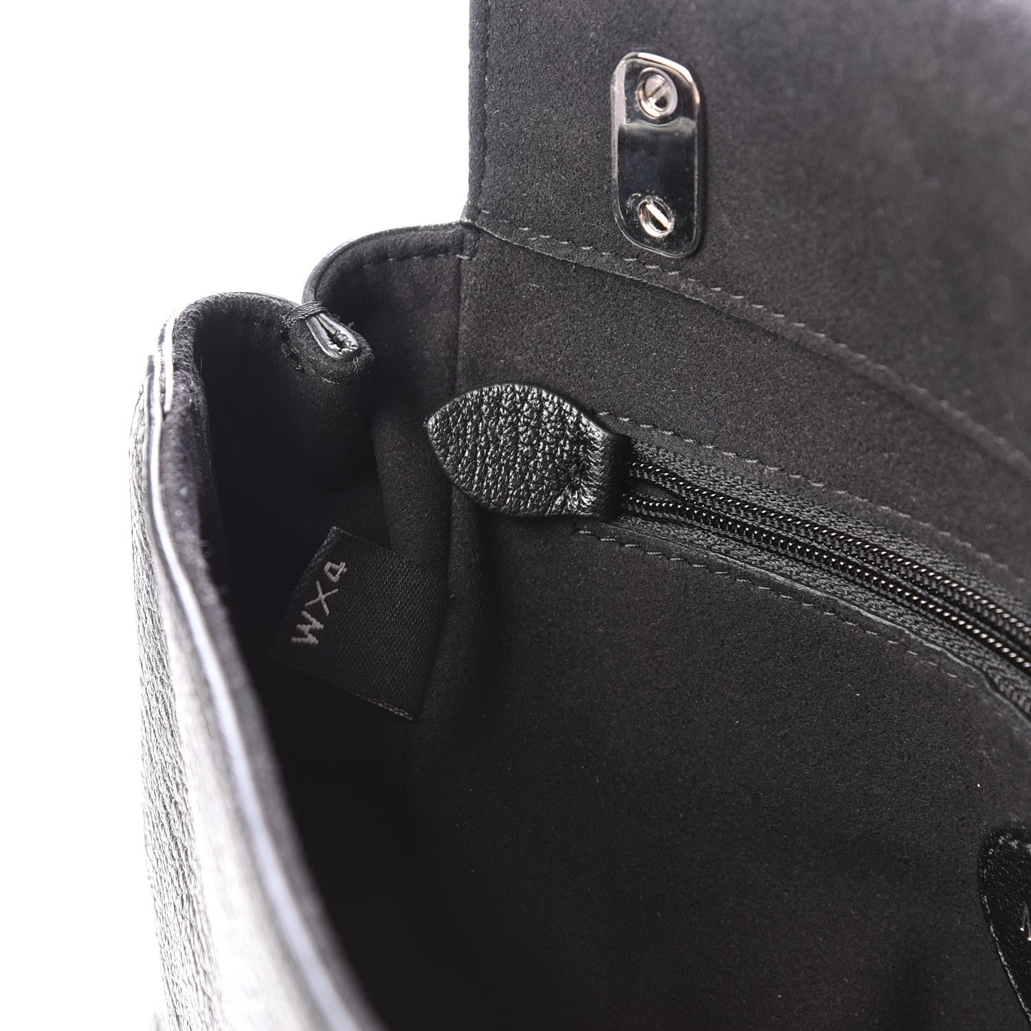 Mulberry Glossy Goatskin Small Lily Flap Black 7 of 10