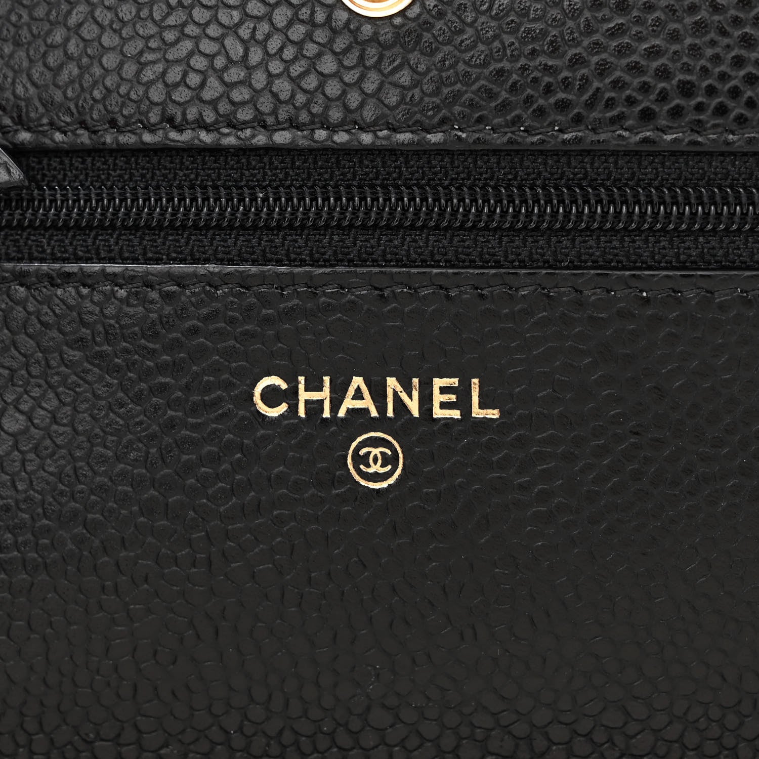 Chanel Caviar Quilted Wallet on Chain WOC Black 6 of 12
