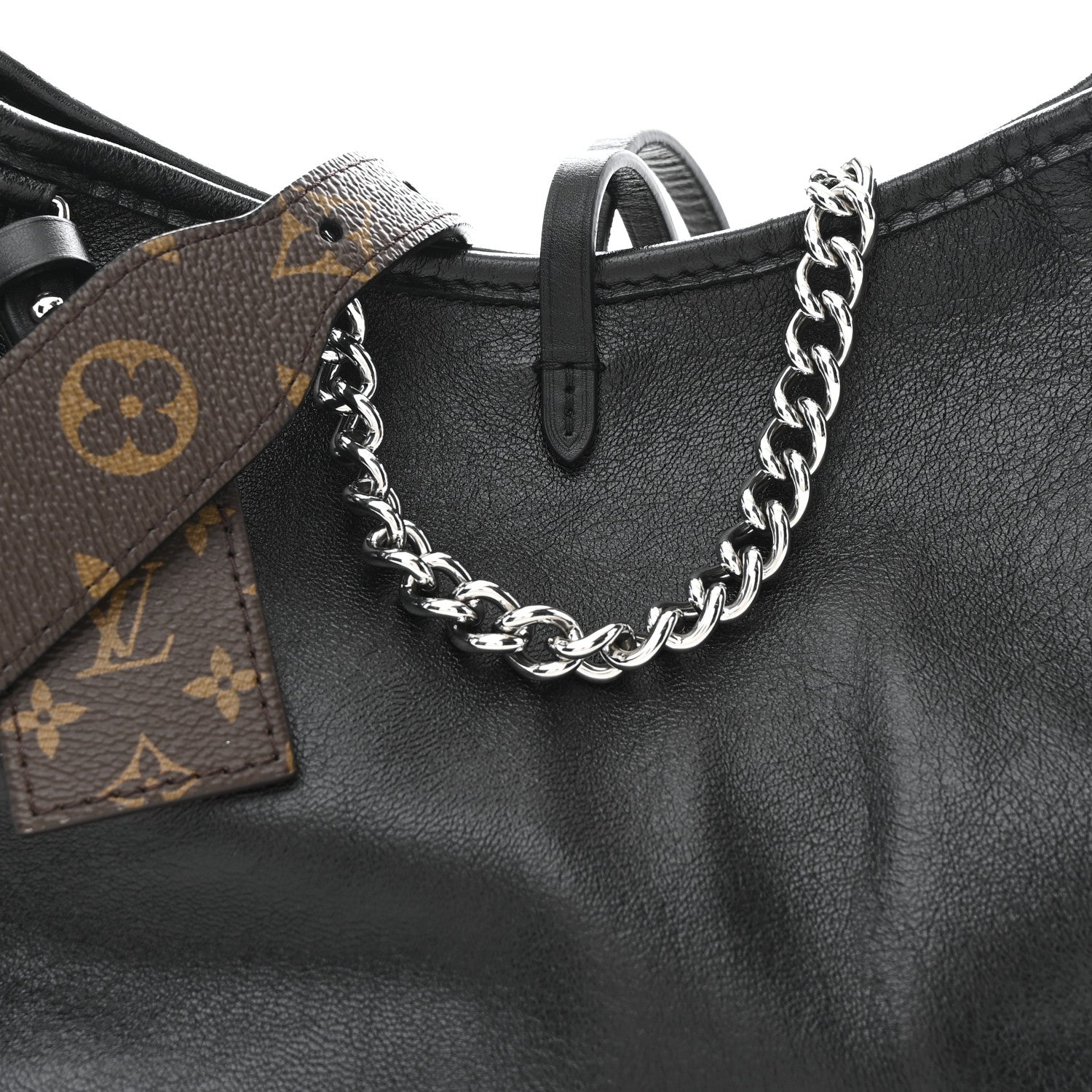 Louis Vuitton Lambskin CarryAll Cargo Vibe PM Black 1850668