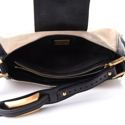Fendi Zucca Shadow Shoulder Bag Black 4 of 11