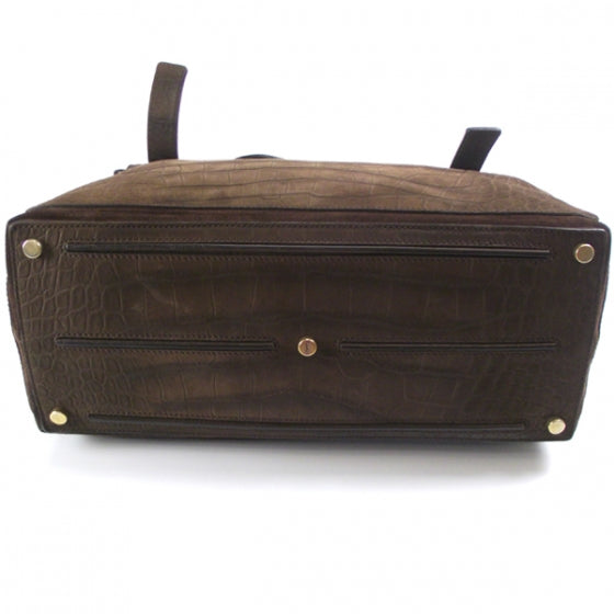 Mock Croc Muse Two Brown