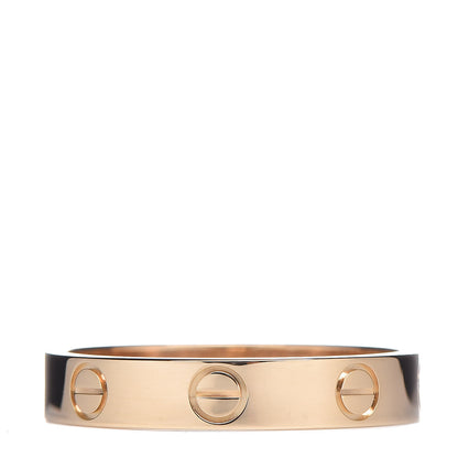 Cartier 18K Yellow Gold 3.5mm LOVE Wedding Band Ring 54 6.75 1 of 5