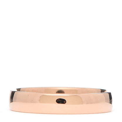 Hermes 18K Rose Gold Diamond Ever Herakles Wedding Band Ring 50 5.25 3 of 6