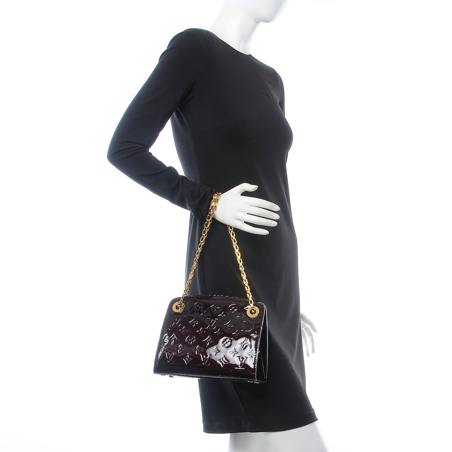Louis Vuitton Vernis Virginia PM Amarante 2 of 9