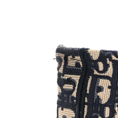 Christian Dior Oblique Medium Book Tote Blue Multicolor 12 of 15