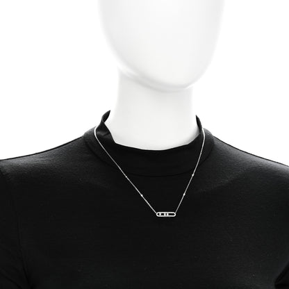 Messika 18K White Gold Diamond Baby Move Pave Necklace 2 of 5