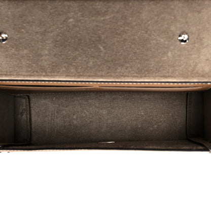 Fendi Recycled Fabric Jacquard Vitello King FF 1974 Baguette Soft Trunk Tobacco Moro Sand 4 of 8