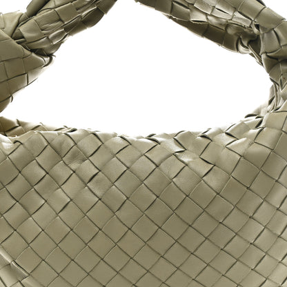 Bottega Veneta Nappa Intrecciato Teen Jodie Hobo Travertine 8 of 10