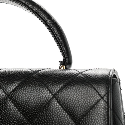 Chanel Caviar Quilted Jumbo Kelly Flap Black 12 of 12