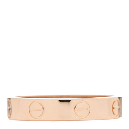 Cartier 18K Pink Gold 3.5mm LOVE Wedding Band Ring 53 6.5 4 of 4