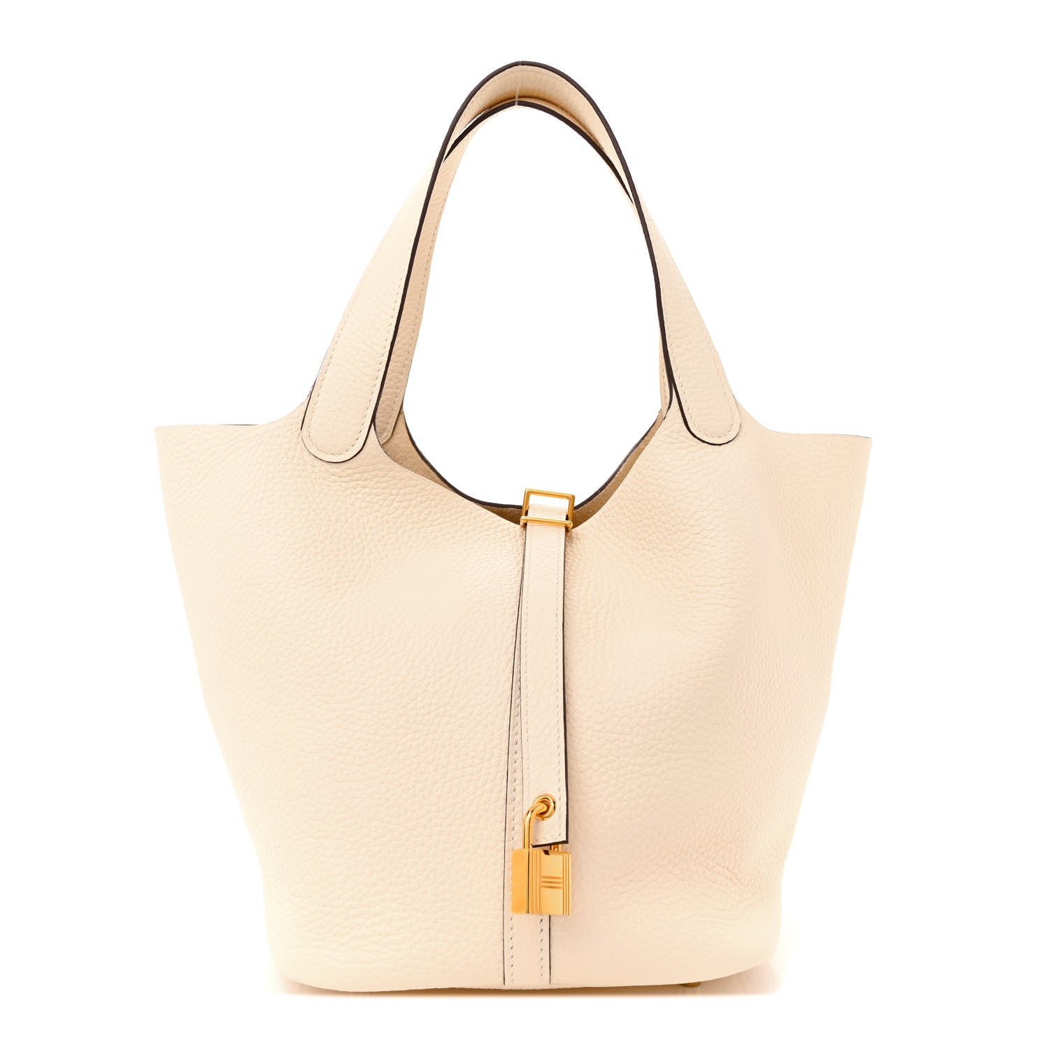 Hermes Taurillon Clemence Picotin Lock 22 MM Nata 1 of 11