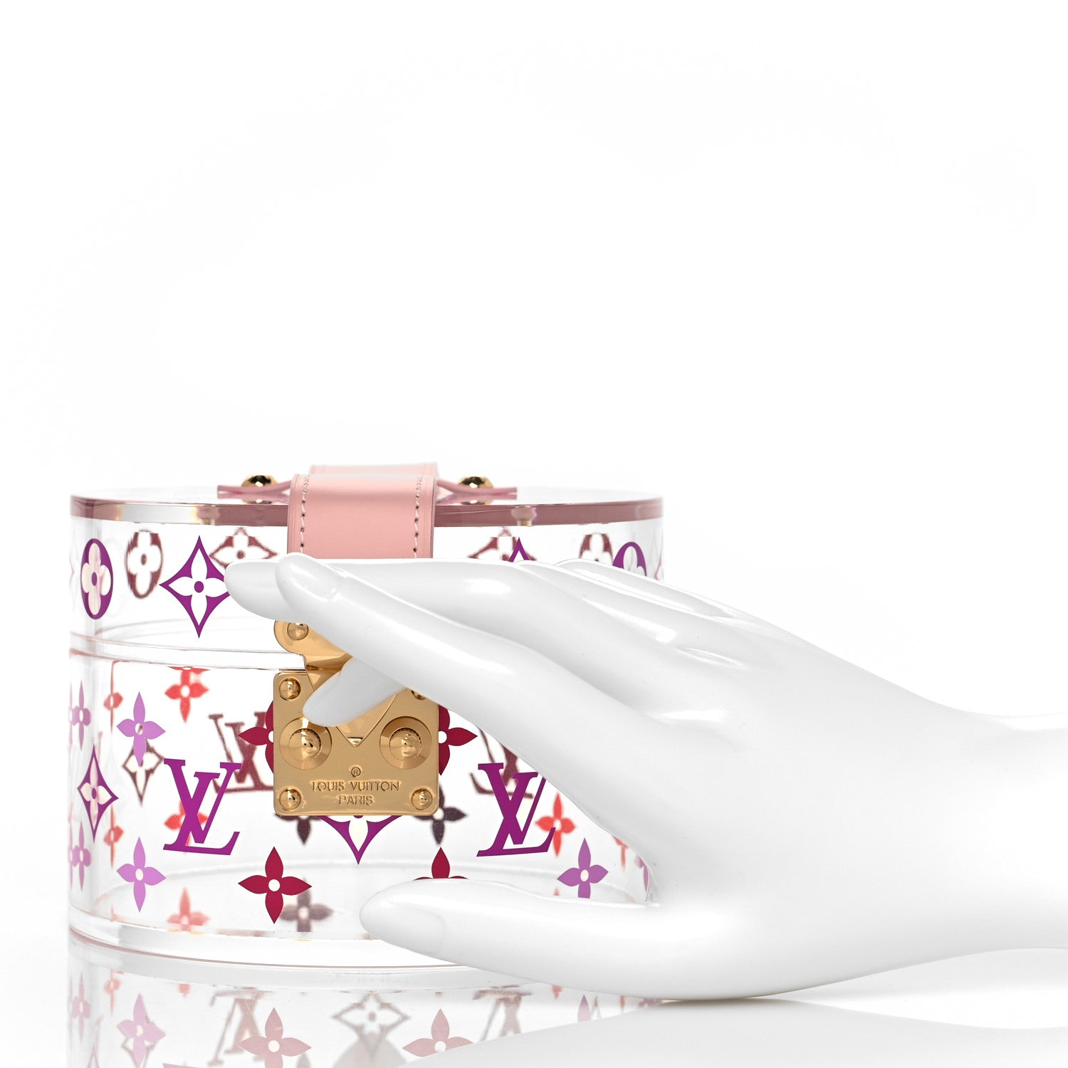 Louis Vuitton Transparent Plexiglass Box Scott Rose Ballerine 2 of 9