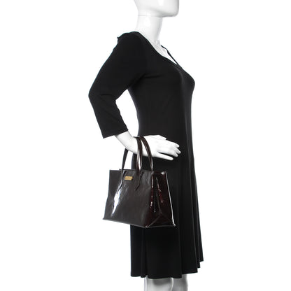 Louis Vuitton Vernis Wilshire PM Amarante 2 of 8
