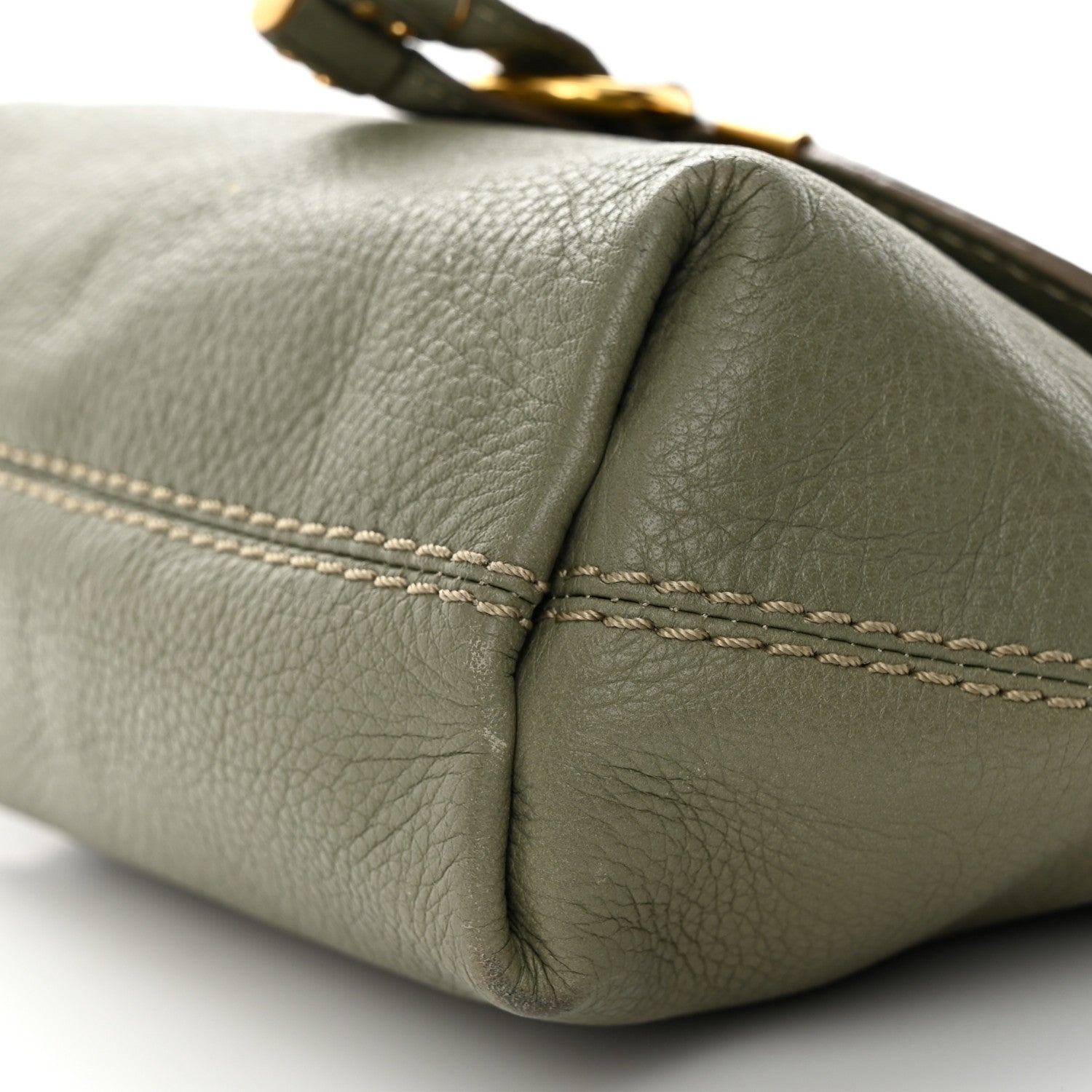 Chloe Calfskin Marcie Pochette Crossbody Bag Baobab Green 10 of 13