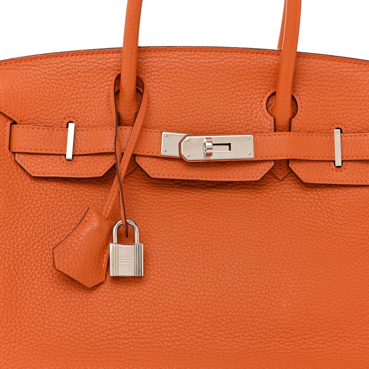 Hermes Togo BIRKIN 30 Orange 8 of 13