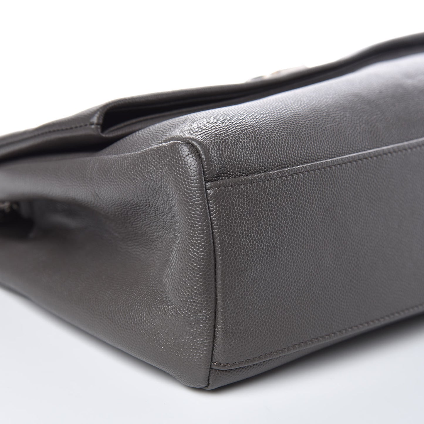 Grain De Poudre Medium West Hollywood Monogram Fold-Over Earth