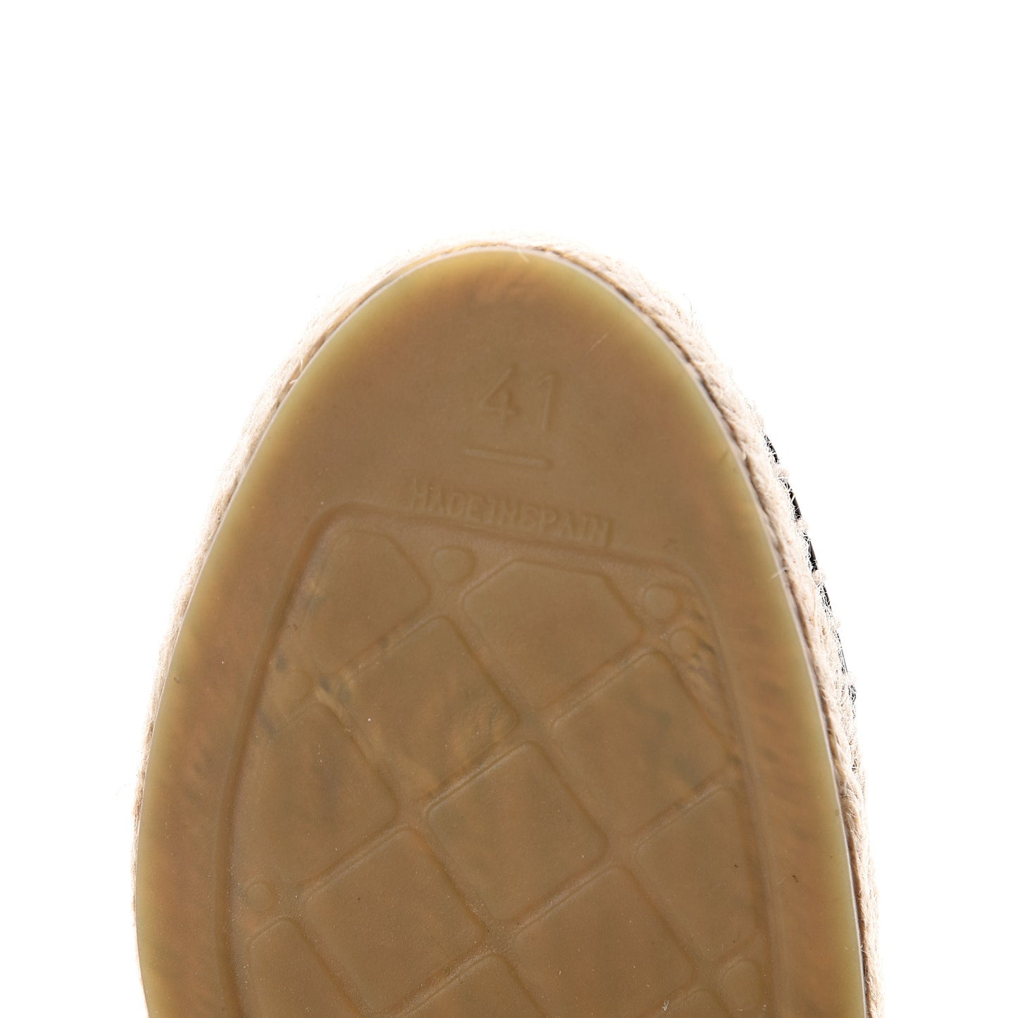 Patent CC Espadrilles 41 White Black