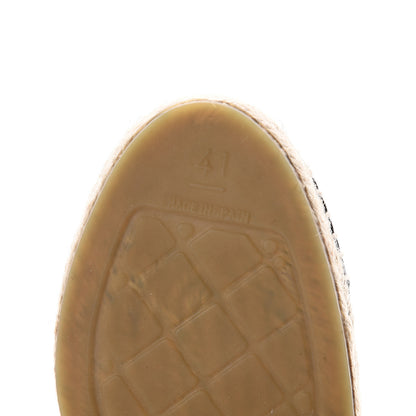 Chanel Patent CC Espadrilles 41 White Black 6 of 7