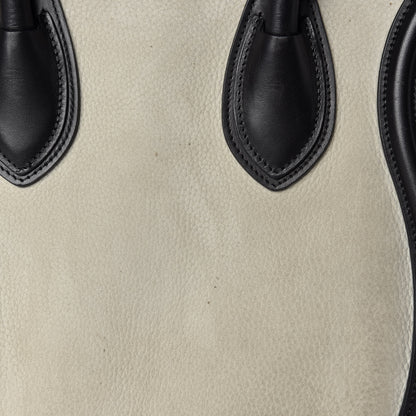 Celine Nubuck Smooth Calfskin Mini Tri-Color Luggage Olive 12 of 18