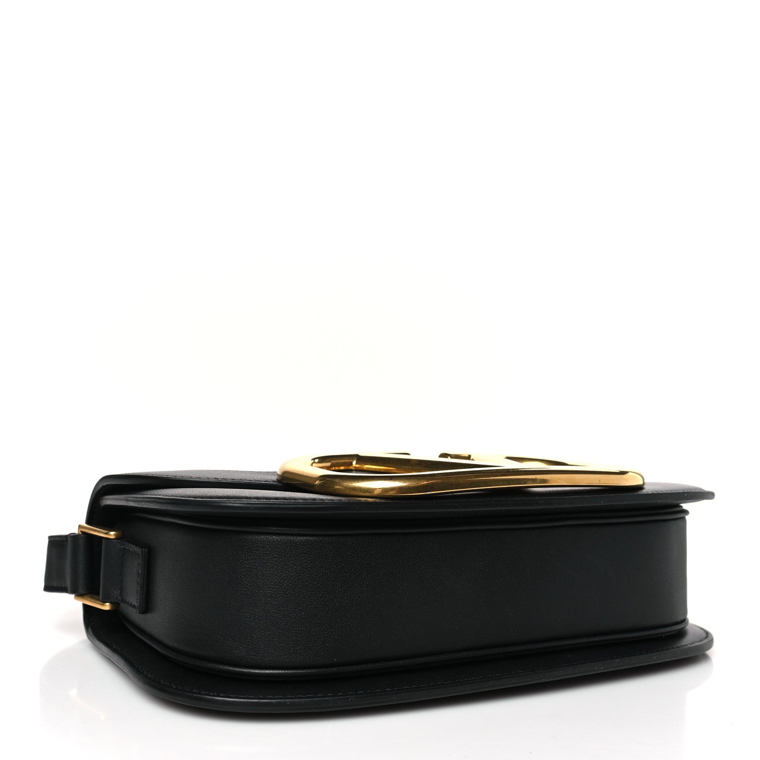 Valentino Garavani Smooth Calfskin Supervee Shoulder Bag Black 4 of 8