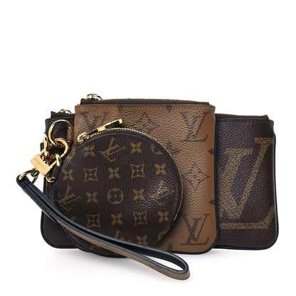 Louis Vuitton Reverse Monogram Giant Trio Pouch 1 of 8