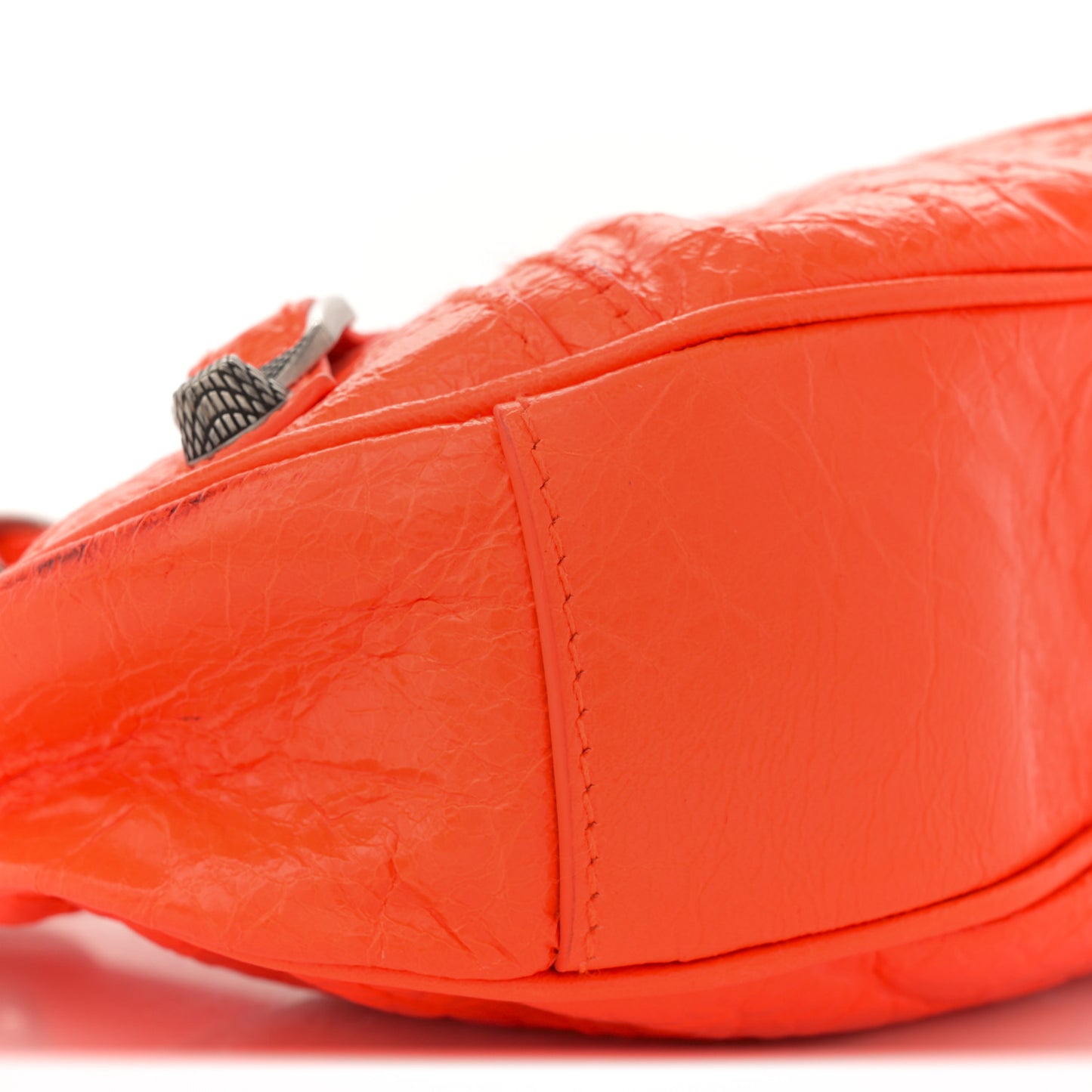 Agneau Arena Le Cagole Shoulder Bag XS Orange
