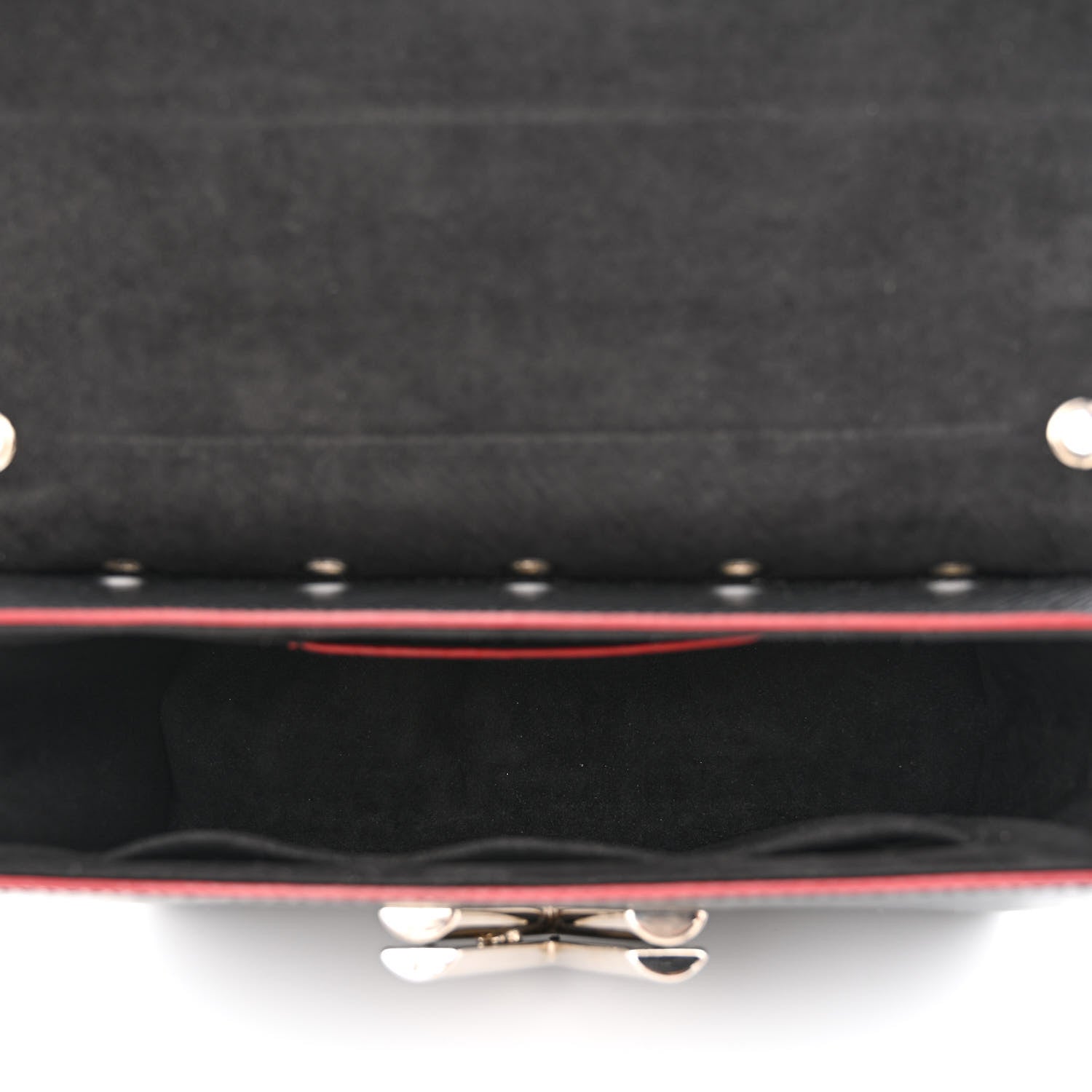 Louis Vuitton Epi Studded Twist Shoulder Bag MM Black 5 of 10