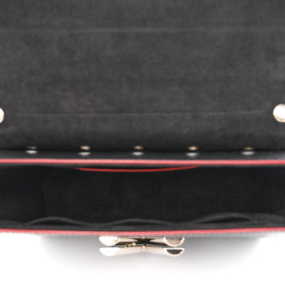 Louis Vuitton Epi Studded Twist Shoulder Bag MM Black 5 of 10