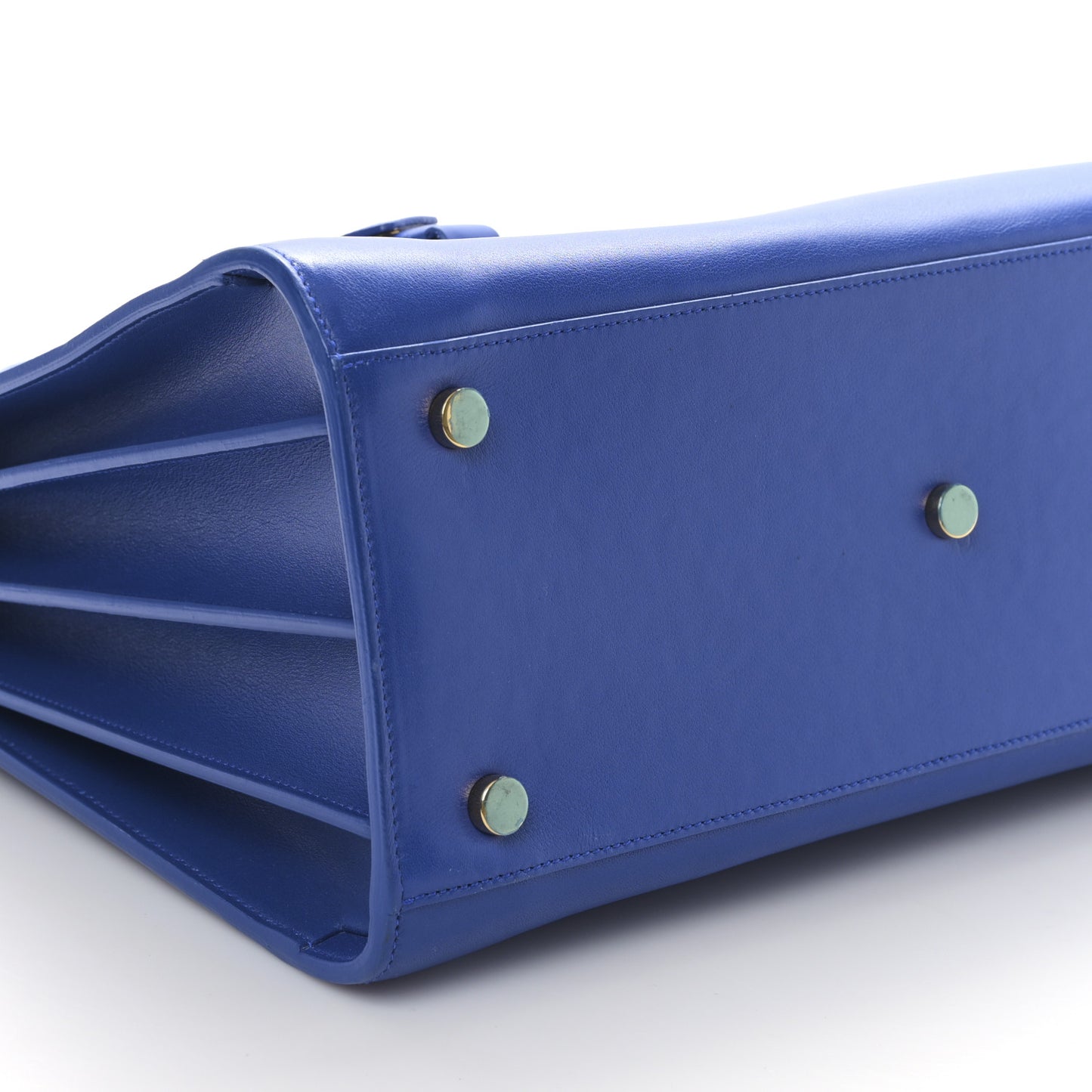 Calfskin Small Sac De Jour Black Royal Blue